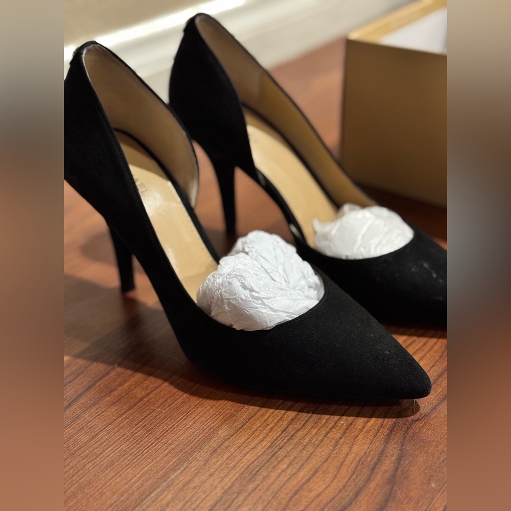 Michael Kors Nathalie Flex High Pump Suede Heels